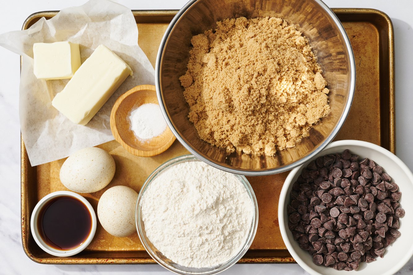 ingredients for this recipe, ready to mix.