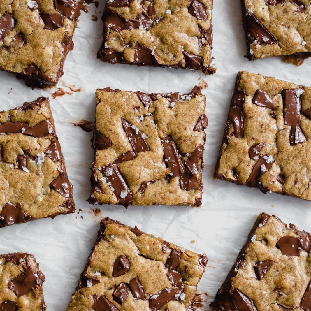 Gooey Chocolate Chunk Blondie Recipe