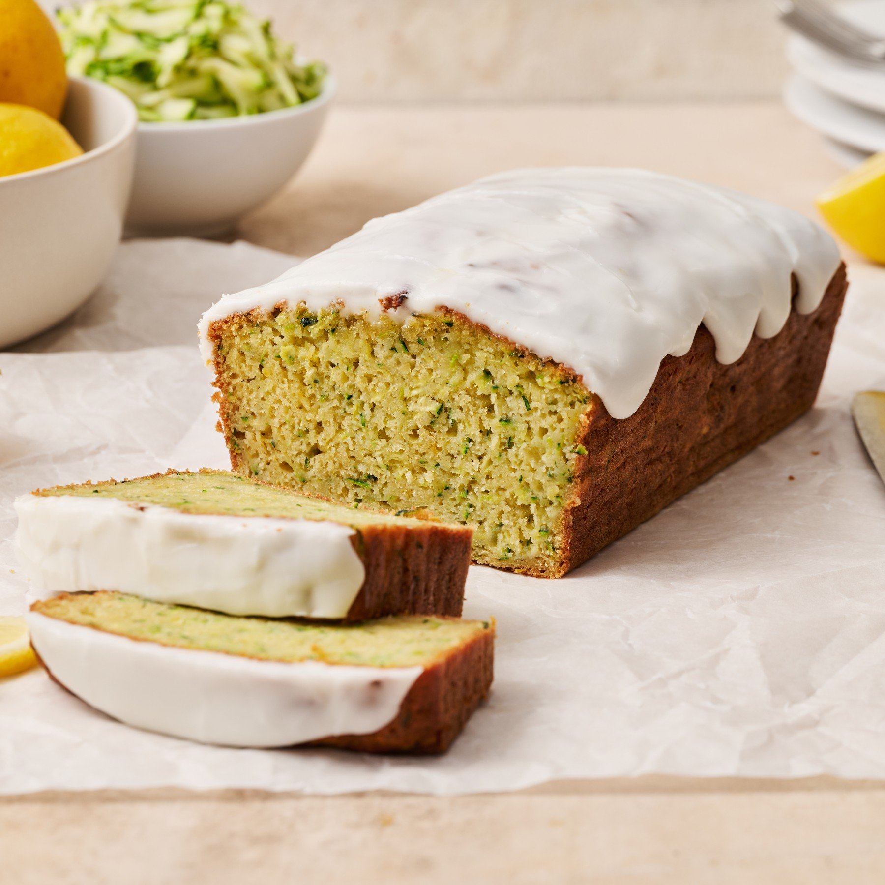 Lemon Yogurt Zucchini Bread