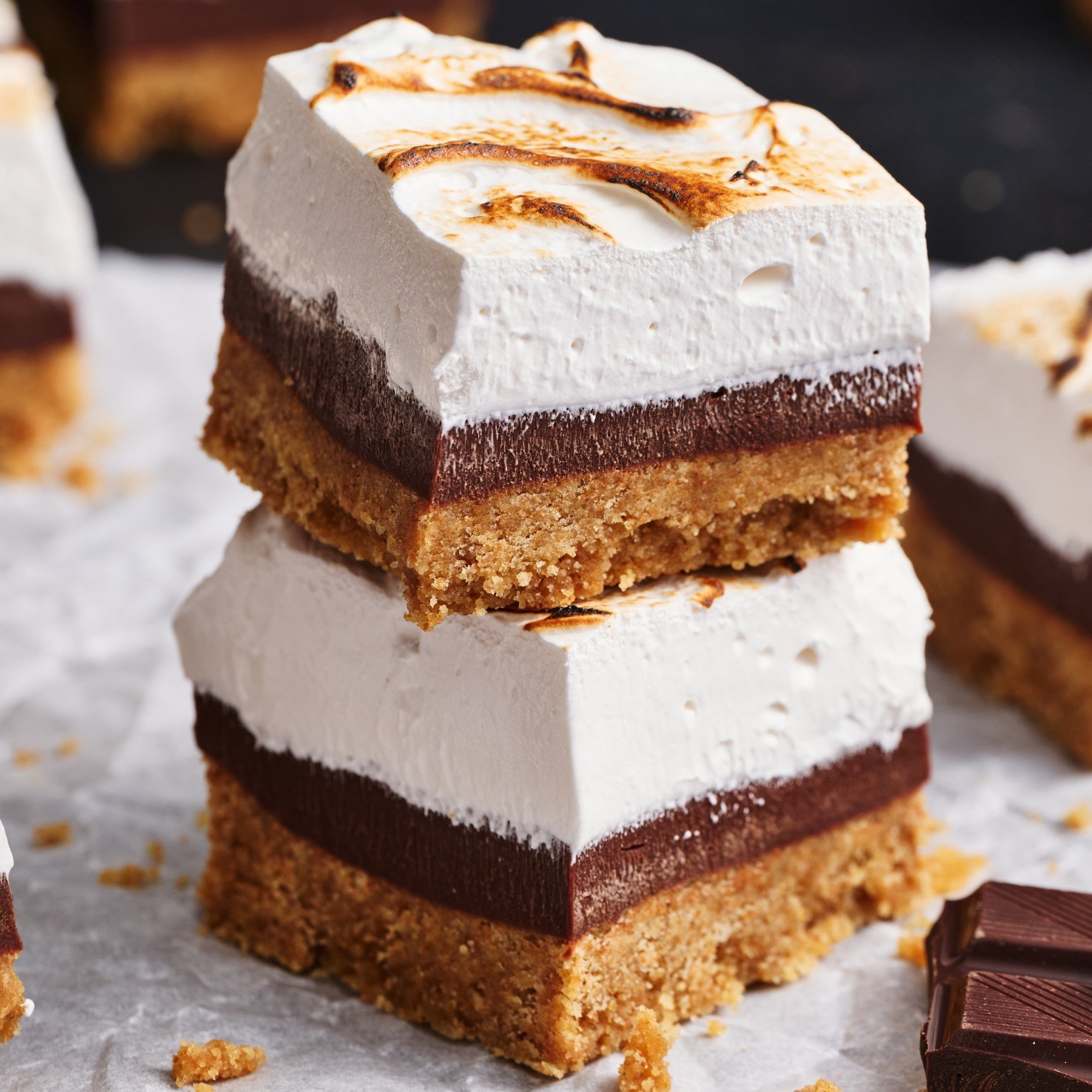 S’mores Fudge Bars