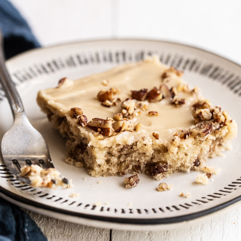 Butter Pecan Sheet Cake
