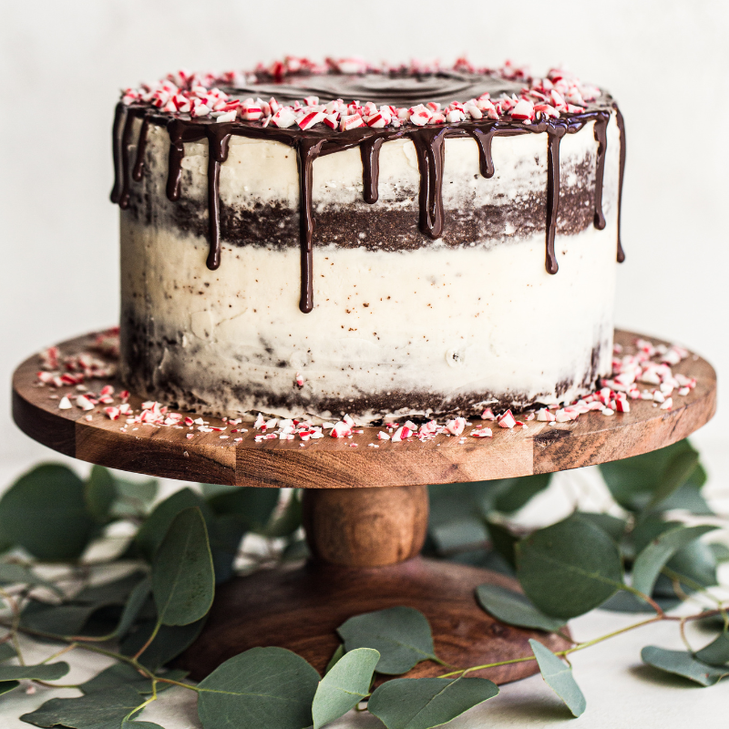 Peppermint Chocolate Cake