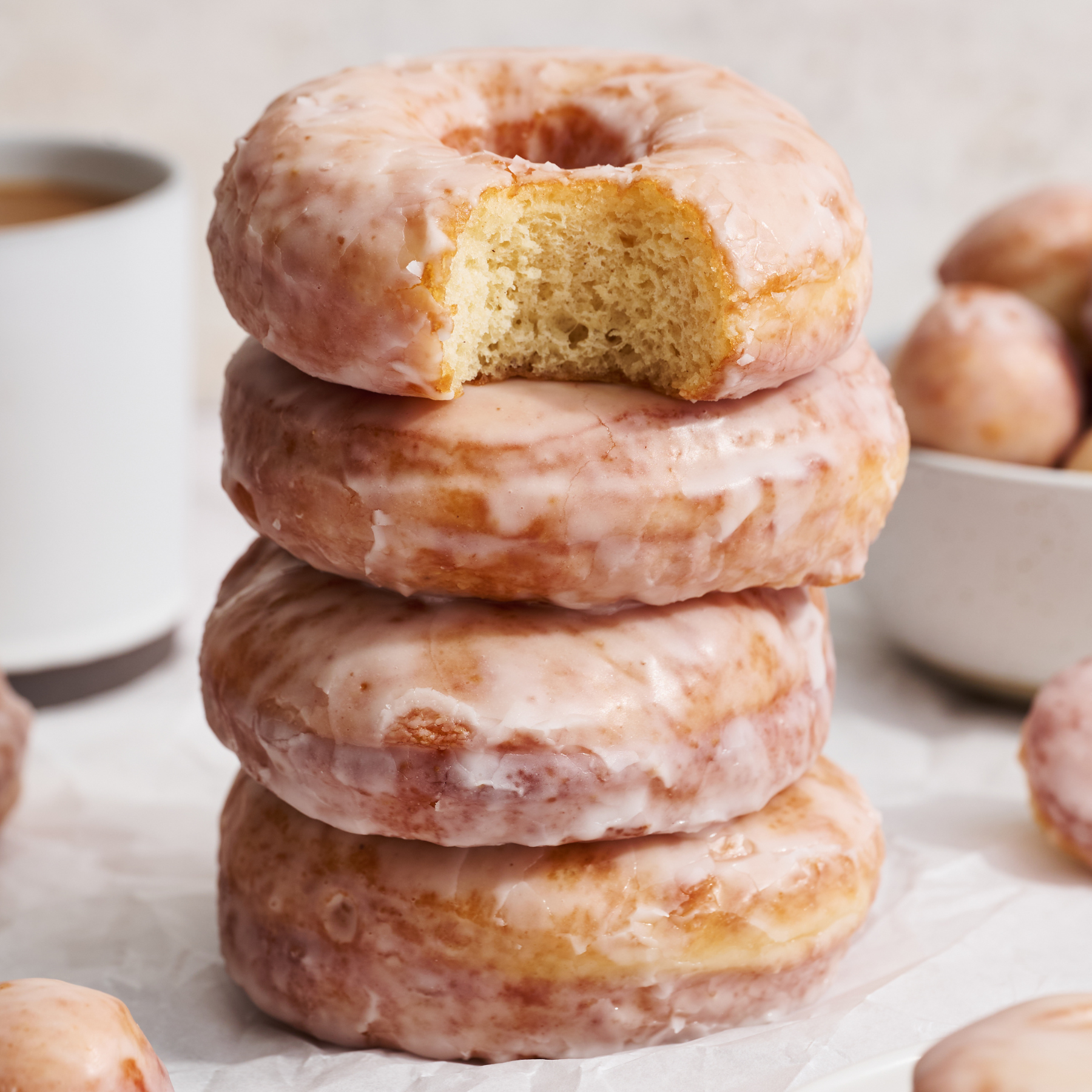 Krispy Kreme Copycat Glazed Doughnuts